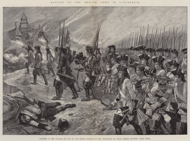 Battles of the British Army, Blenheim by Richard Caton Woodville junior