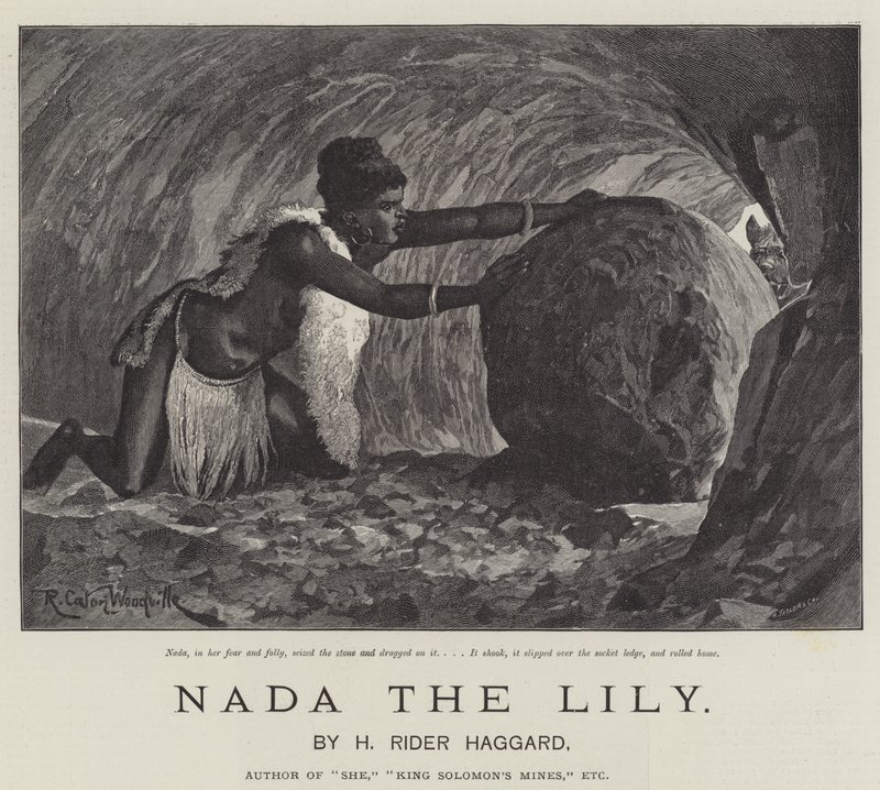 Nada the Lily, by H Rider Haggard by Richard Caton Woodville junior