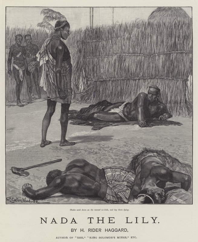 Nada the Lily, by H Rider Haggard by Richard Caton Woodville junior