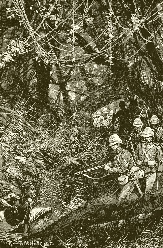 The March to Coomassie by Richard Caton Woodville junior
