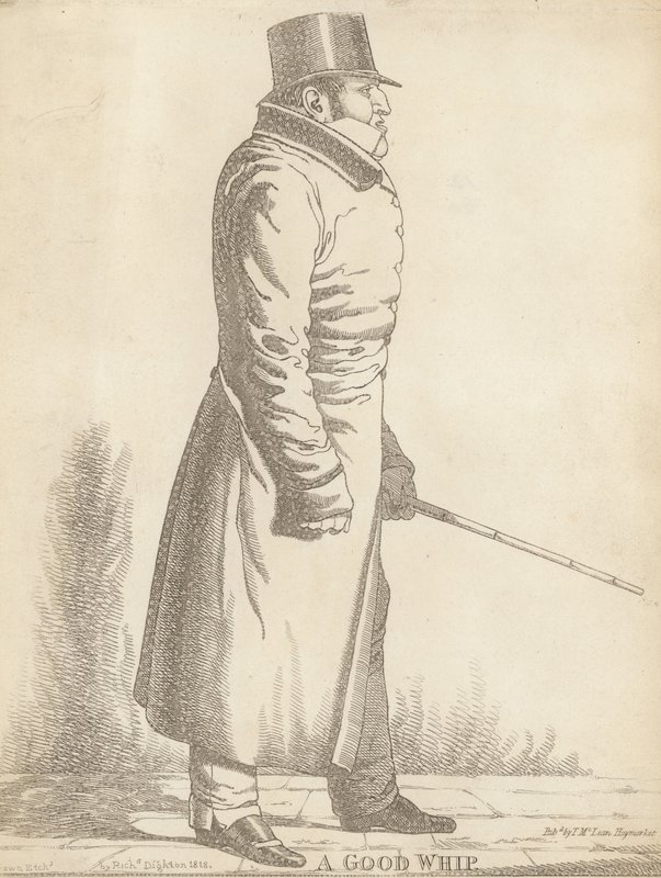 William Philip Molyneux, 2nd Earl of Sefton; A good whip by Richard Dighton