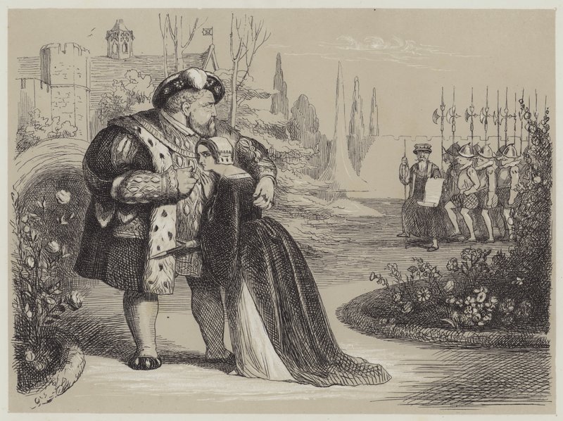 Critical moment in the Life of Catherine Parr by Richard Doyle