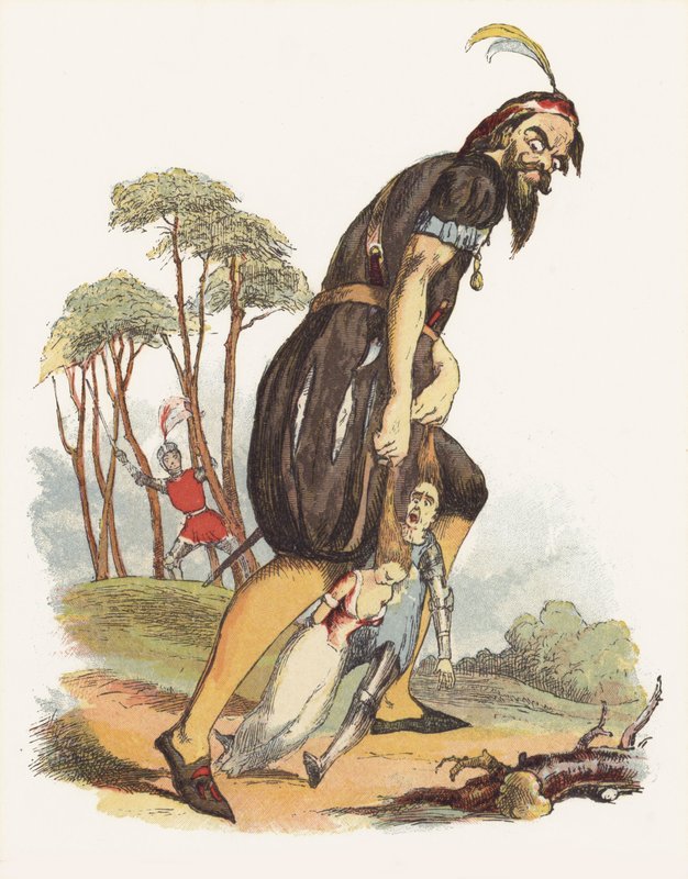 Illustration for Jack The Giant Killer by Richard Doyle