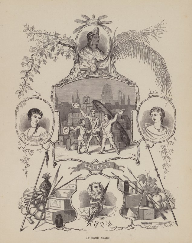 Page from The American Tour of Messrs Brown, Jones and Robinson by Richard Doyle