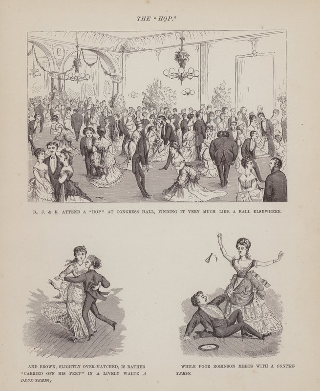 Page from The American Tour of Messrs Brown, Jones and Robinson by Richard Doyle
