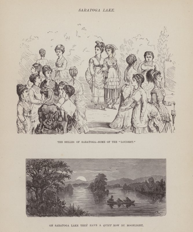 Page from The American Tour of Messrs Brown, Jones and Robinson by Richard Doyle