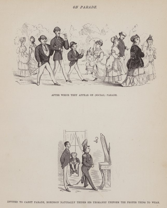 Page from The American Tour of Messrs Brown, Jones and Robinson by Richard Doyle