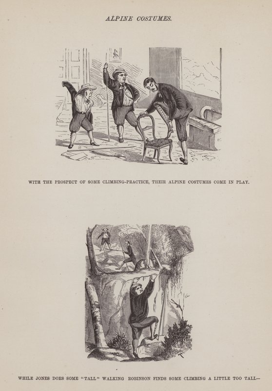 Page from The American Tour of Messrs Brown, Jones and Robinson by Richard Doyle