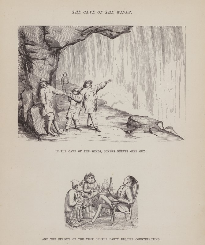Page from The American Tour of Messrs Brown, Jones and Robinson (engraving) by Richard Doyle