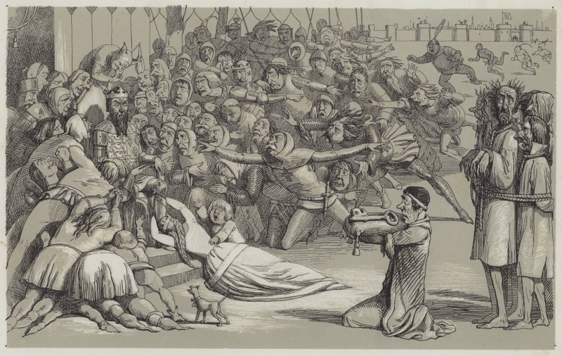 Surrender of Calais by Richard Doyle