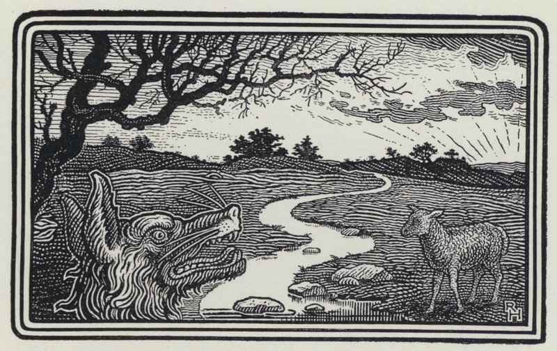 The Wolf And The Lamb by Richard Heighway