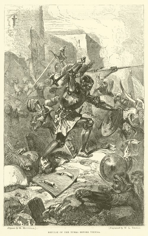 Repulse of the Turks before Vienna by Richard Huttula