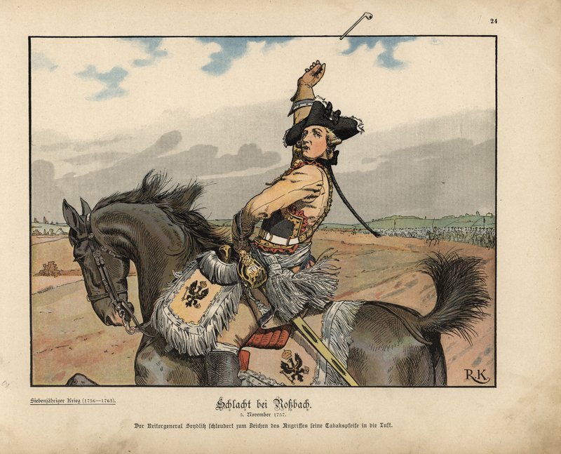 Battle of Rossbach by Richard Knoetel