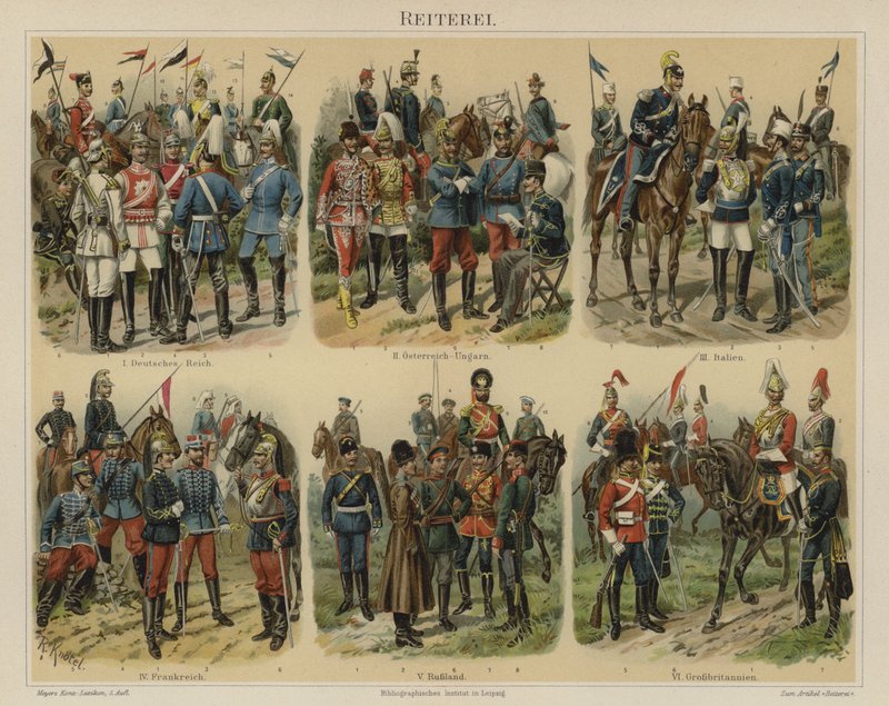 Cavalry of European Armies by Richard Knotel