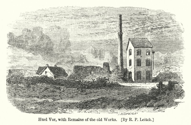 Huel Vor, with Remains of the Old Works by Richard Principal (after) Leitch