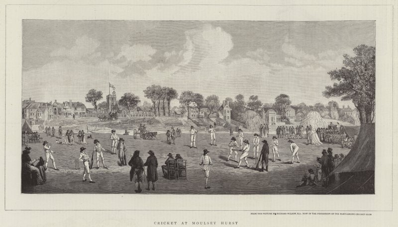 Cricket at Moulsey Hurst by Richard Westall