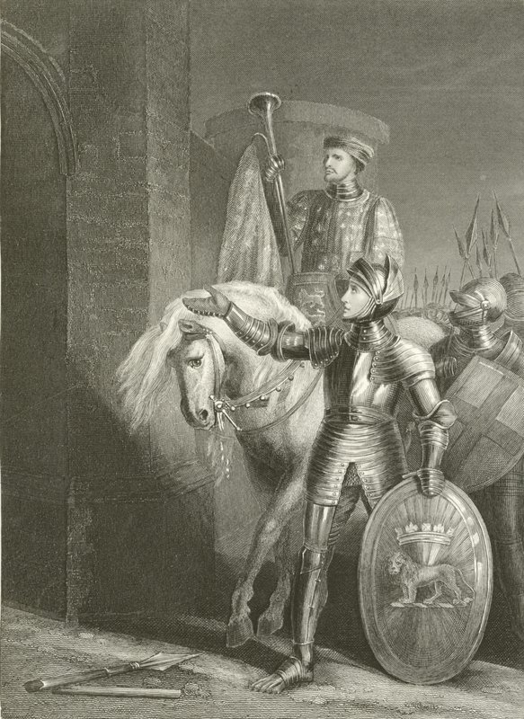King Henry V, before Harfleur by Richard Westall