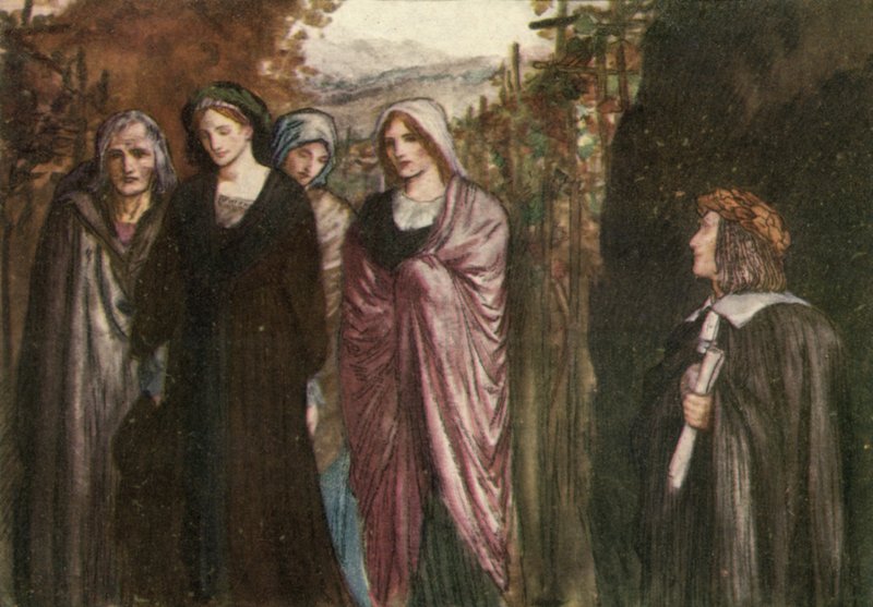 Come Pensive Nun, Devout and Pure, Sober, Steadfast, and Demure by Robert Anning Bell