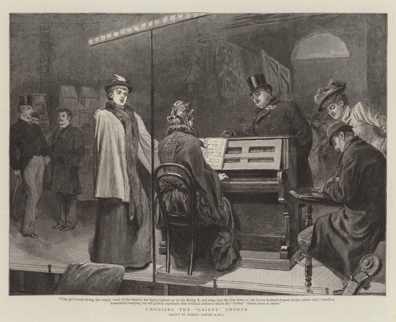 Choosing the Gaiety Chorus by Robert Barnes