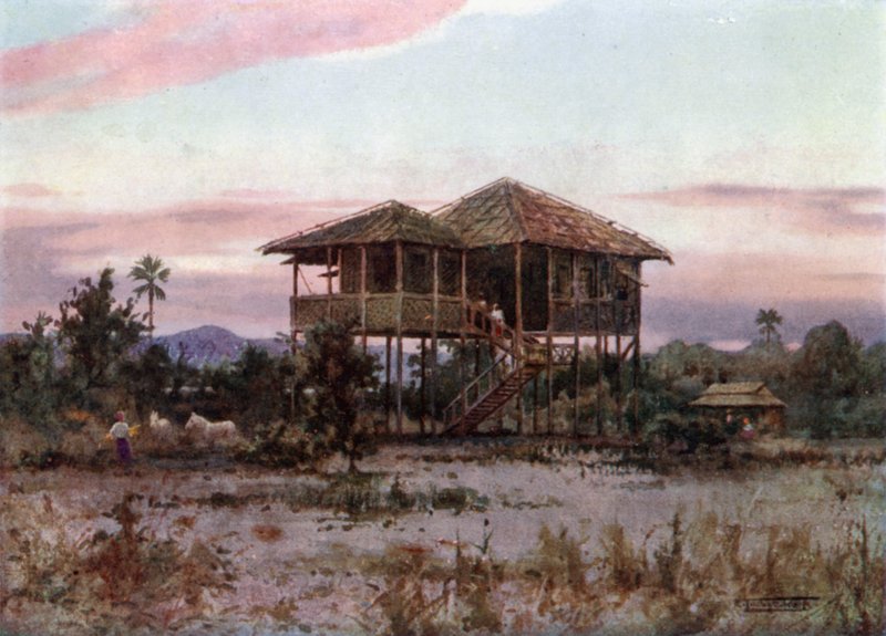 A Dak Bungalow by Robert George Talbot Kelly