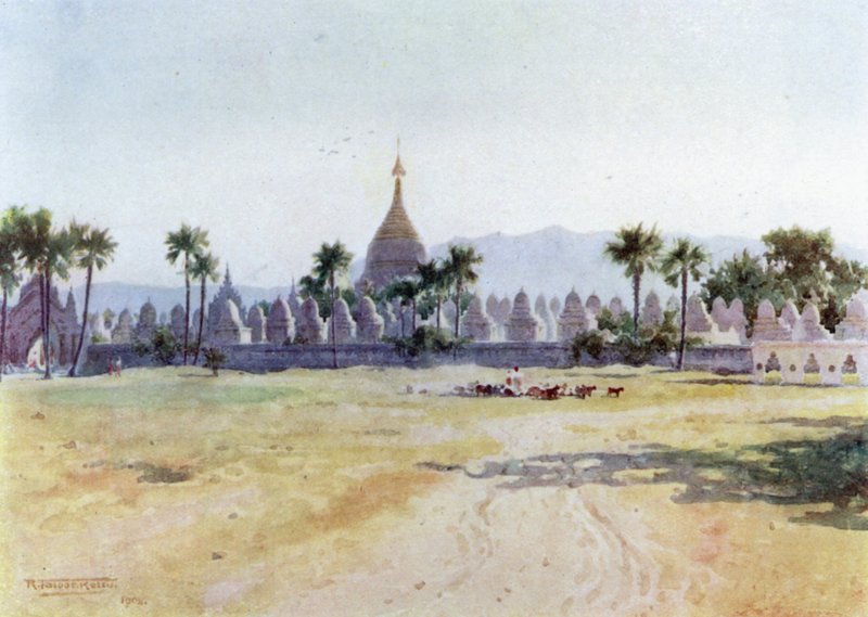 The Kuthodau, Mandalay by Robert George Talbot Kelly