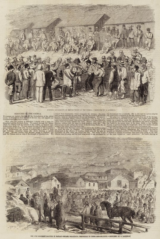 Sketches in the Crimea by Robert Thomas Landells