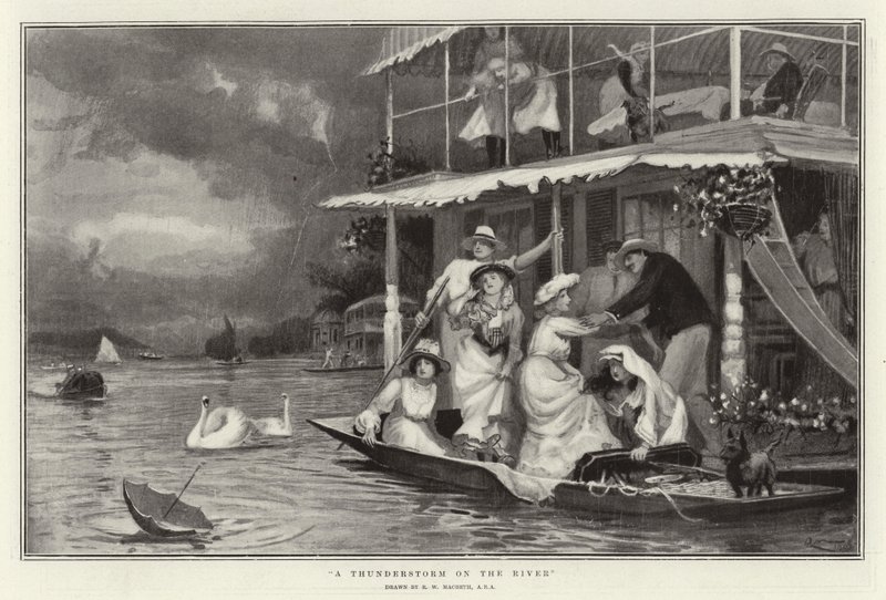 A Thunderstorm on the River by Robert Walker Macbeth