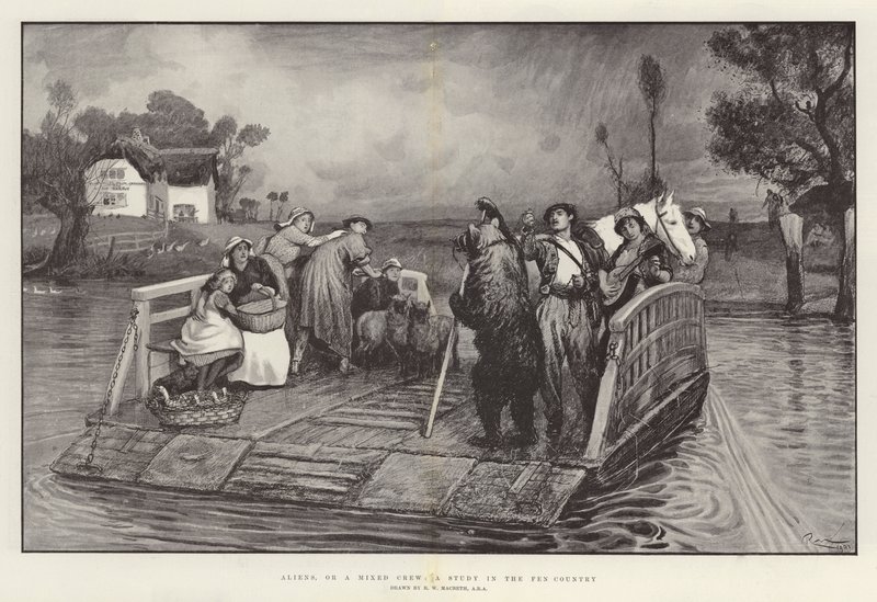 Aliens, or a Mixed Crew, a Study in the Fen Country by Robert Walker Macbeth