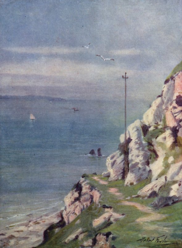 A Footpath on the Great Orme by Robert (after) Fowler