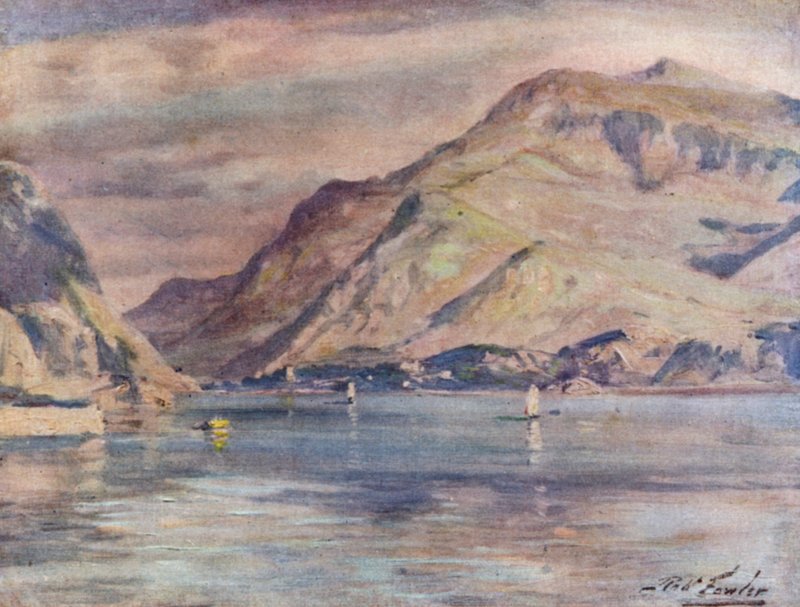 Snowdon from Cwm-y-Glo by Robert (after) Fowler