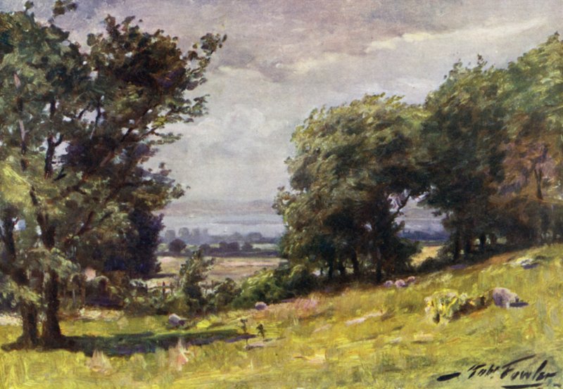 Windy Day, near Llanrug by Robert (after) Fowler