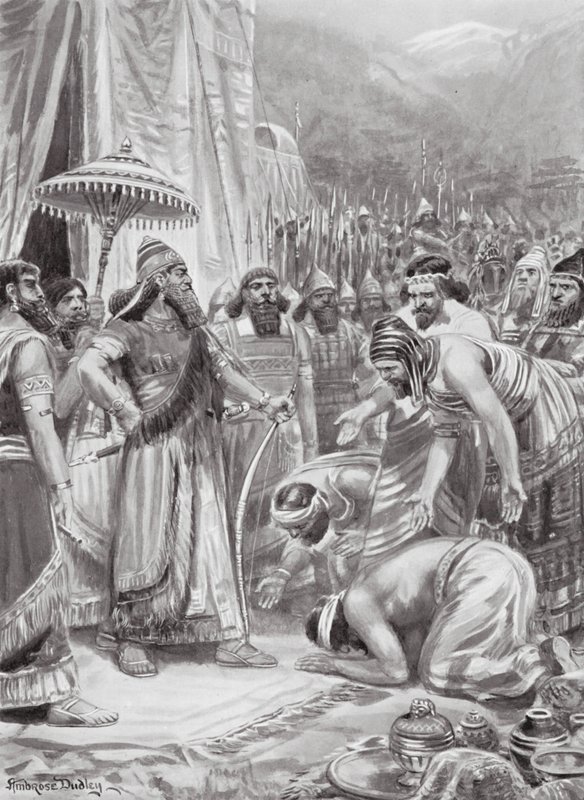 Buying off Assur-bani-pal by Robert Ambrose Dudley