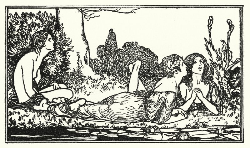 Illustration for Poems by John Keats: Endymion by Robert Anning Bell