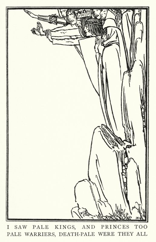 Illustration for Poems by John Keats: La Belle Dame Sans Merci by Robert Anning Bell