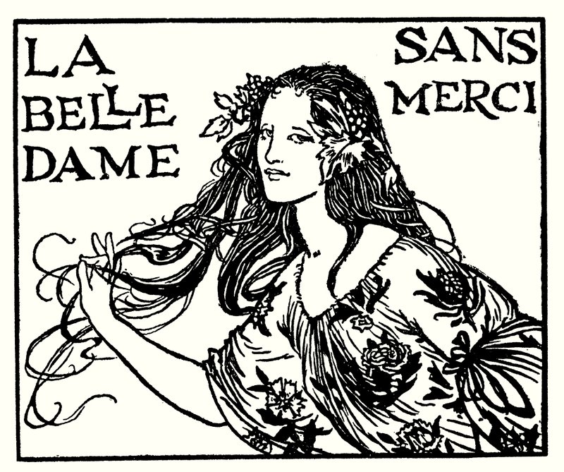 Illustration for Poems by John Keats: La Belle Dame Sans Merci by Robert Anning Bell