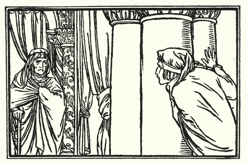 Illustration for Poems by John Keats: The Eve of St Agnes by Robert Anning Bell