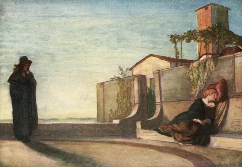 Sleep On, and Dream of Heaven Awhile by Robert Anning Bell