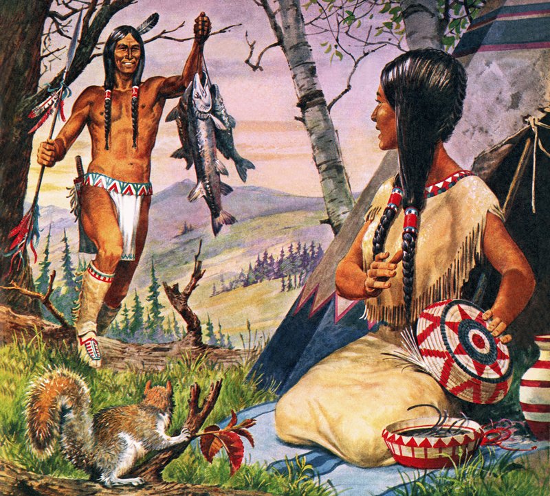 Hiawatha and Minnehaha by Robert Brook