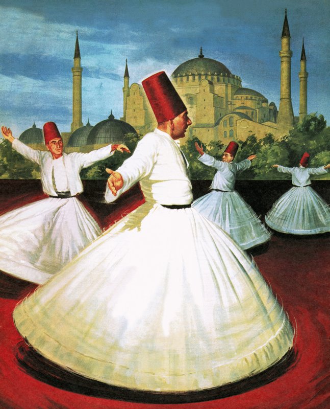 Whirling Dervishes by Robert Brook