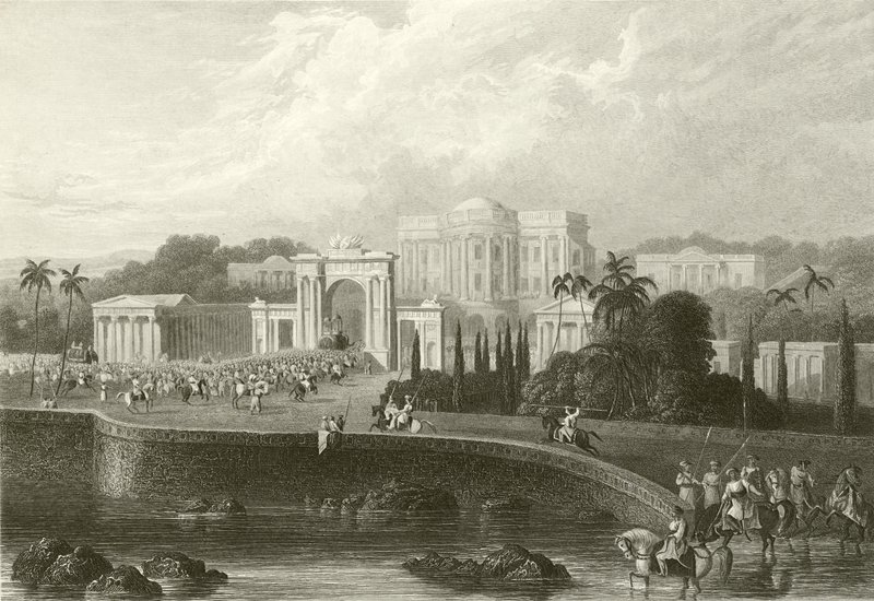 The British Residency at Hyderabad by Robert Melville Grindlay
