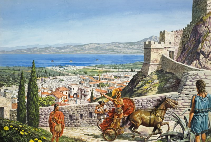 Corinth - Citadel at the Crossroads by Roger Payne