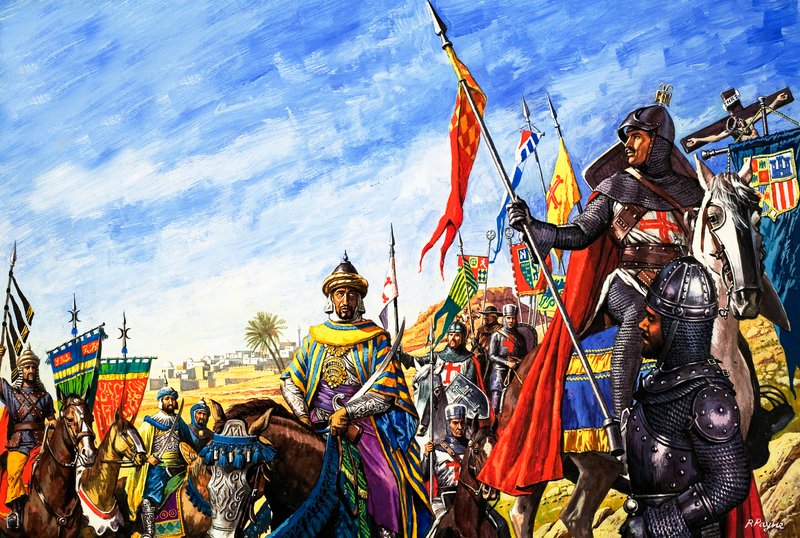 Frederick II in the Crusades by Roger Payne