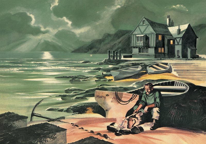 Dover Beach by Ron Embleton