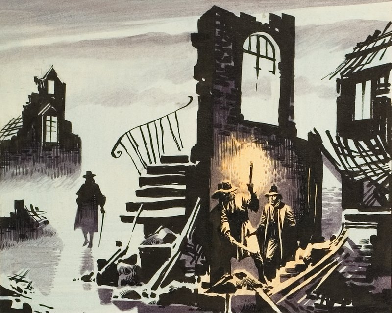 Great Fire of London by Ron Embleton