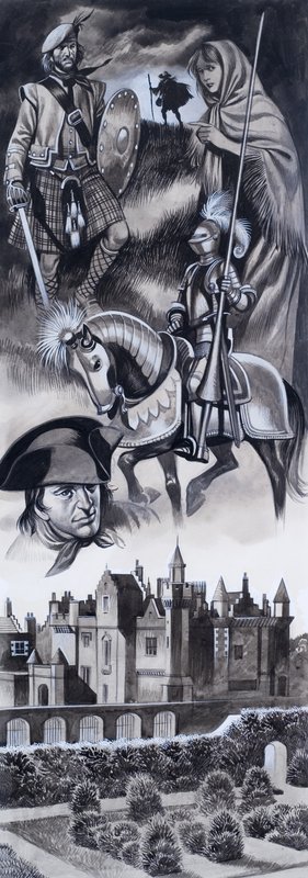 Scottish Castle and Personalities from Scottish History by Ron Embleton
