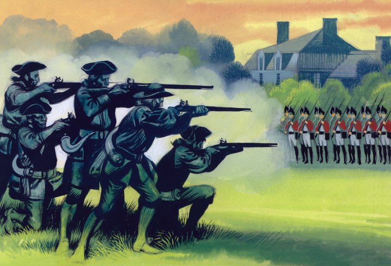 The Battle Of Lexington by Ron Embleton
