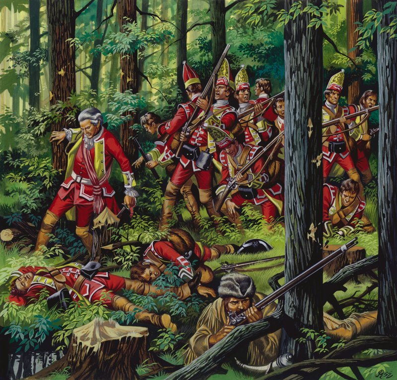 The Braddock Massacre by Ron Embleton