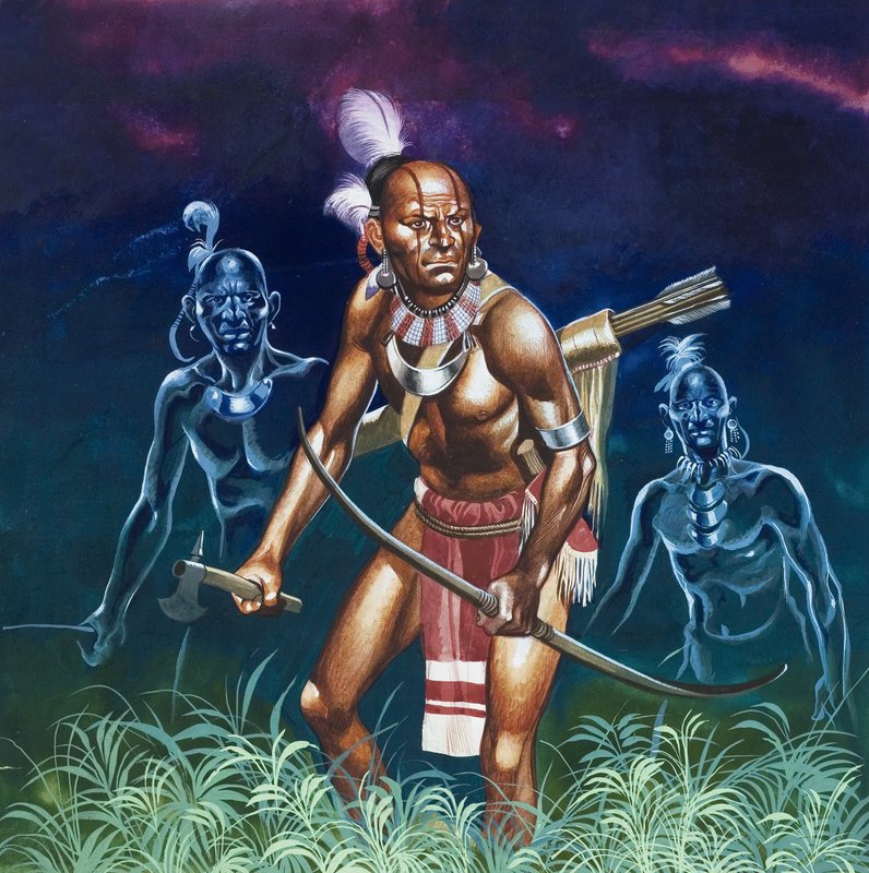When the Red Man Rode: The Cherokee by Ron Embleton