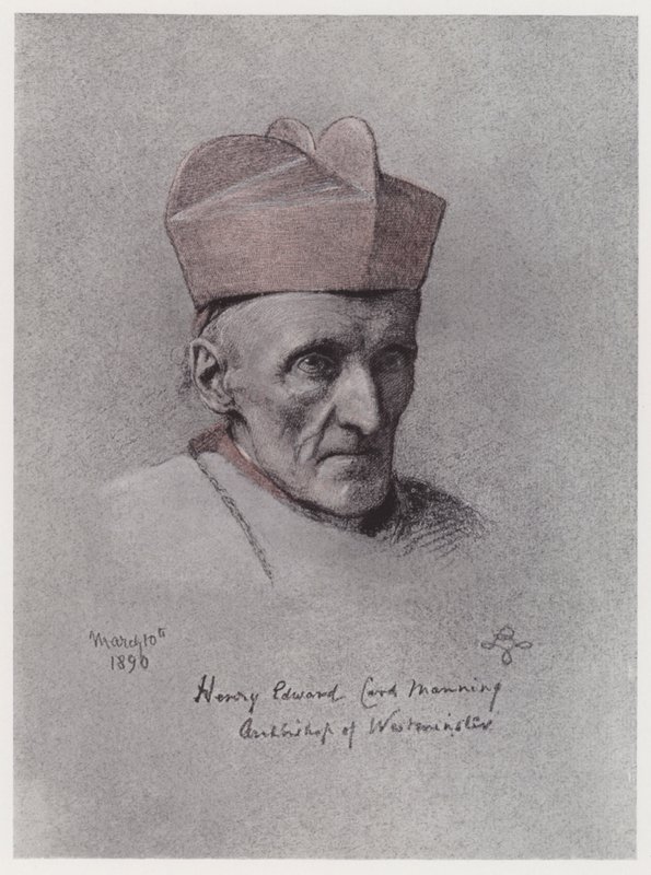 Cardinal Manning by Rudolf Lehmann