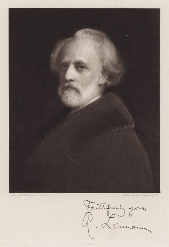 Rudolf Lehmann, Self Portrait by Rudolf Lehmann